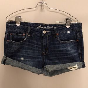 American Eagle Distressed Jean Shorts